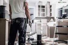 how to paint kitchen cabinets